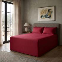 Capa Luva Linha Supreme 400 Fios Para Cama Box King 3 Peças Quarto Decoração Diversas Variadas