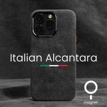 Capa Luxo em Couro Italiano Compatível para iPhone 12 13 14 15 Pro Max - CAIH Store