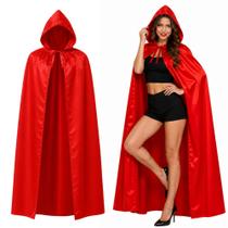Capa Luxo Fantasia Chapeuzinho Vermelho - Adulto Capa Luxo Fantasia Chapeuzinho Vermelho - Adulto