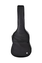 Capa Luxo p/ Violão Folk (Acolchoada) - Preto JPG Capa Luxo p/ Violão Folk (Acolchoada) - Preto JPG