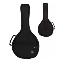 Capa Luxo para Banjo ( acolchoada ) NY 600 Cor Preta - JPG Capa Luxo para Banjo ( acolchoada ) NY 600 Cor Preta - JPG