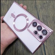 Capa Luxury Clear com Magphase para Samsung Galaxy S22 Ultra