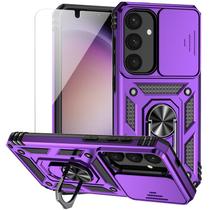 Capa M MAIKEZI para Samsung Galaxy S24, tela HD roxa de 6,2 polegadas