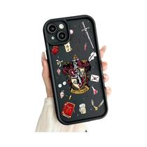 Capa Macia de Harry Potter para iPhone 15/14/13/12/11 - Design de Varinha