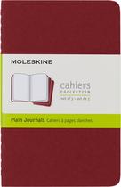 Capa macia Journal Moleskine Cahier, grande, pautada, preta, 80p Capa macia Journal Moleskine Cahier, grande, pautada, preta, 80p