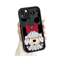 Capa Macia Mickey e Minnie Mouse para iPhone 15/14/13/12/11 - Design Encantador