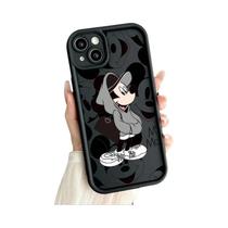 Capa Macia Mickey e Minnie Mouse para iPhone 15/14/13/12/11 - Design Encantador