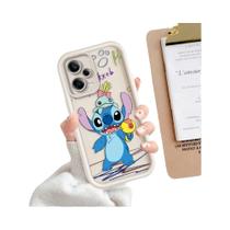 Capa Macia Stitch Love Angle para Xiaomi Redmi Note e K50 - Compatível com 4G e 5G