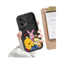 Capa Macia Winnie the Pooh para Xiaomi Redmi Note - Modelos 12, 11, 10, 9, 8, 7, K50, 40, 30, 20 e 12C