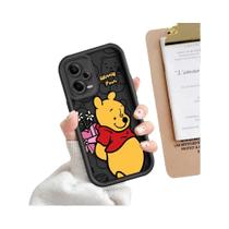 Capa Macia Winnie the Pooh para Xiaomi Redmi Note - Modelos 12, 11, 10, 9, 8, 7, K50, 40, 30, 20 e 12C