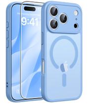Capa magnética à prova de choque para iPhone 17 Pro FNTCASE com protetor de tela