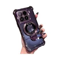 Capa Magnética À Prova De Choque Para Xiaomi 15T Pro, Capa Transparente De Silicone Macio Com