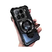 Capa Magnética À Prova De Choque Para Xiaomi 15T Pro, Capa Transparente De Silicone Macio Com