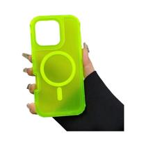 Capa Magnética Antichoque 3 Em 1 Para iPhone 17 16 15 14 13 12 pro Max Transparente Fosca Com