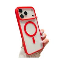 Capa Magnética Antichoque Para iPhone 17 16 15 14 13 12 11 pro Max Com Carregamento Sem Fio Magsafe