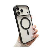 Capa Magnética Antichoque Para iPhone 17 16 15 14 13 12 11 pro Max Com Carregamento Sem Fio Magsafe