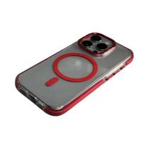 Capa Magnética Antichoque Transparente Magsafe Para iPhone 16 15 14 13 12 pro Max 11 Com
