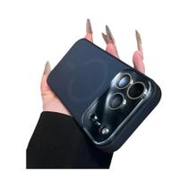 Capa Magnética Antirriscos Magsafe Para iPhone 17 16 15 14 13 12 pro Max Com Carregamento Magnético - NONE