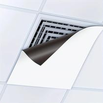Capa Magnética Branca Para Ventilação 2pcs 12cm X 5.5cm Super Forte Retangular Para Teto Parede Piso Capa Magnética Branca Para Ventilação 2pcs 12cm X 5.5cm Super Forte Retangular Para Teto Parede Piso