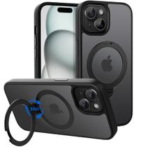 Capa Magnética CACOE para iPhone 15 (6,1") com Suporte de Anel 360° Capa Magnética CACOE para iPhone 15 (6,1") com Suporte de Anel 360°