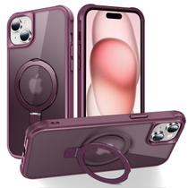 Capa Magnética ChaoFeng para iPhone 15 - Vermelho Vinho Capa Magnética ChaoFeng para iPhone 15 - Vermelho Vinho