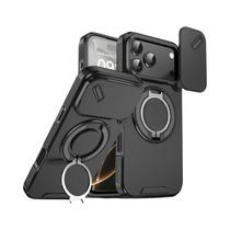 Capa Magnética Com Carregamento Sem Fio E Proteção Deslizante Para Câmera Para iPhone 17 16e 16 15