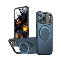 Capa Magnética Com Suporte Para iPhone 17 16E 15 14 plus 13 12 pro Max, Antichoque, Compatível Com