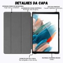 Capa Magnética Couro Para Samsung Tab A8 10.5 X200 + Caneta