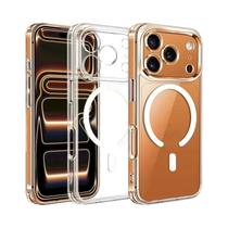 Capa Magnética Cristalina Para iPhone 17 pro Max pro Air Altamente Transparente