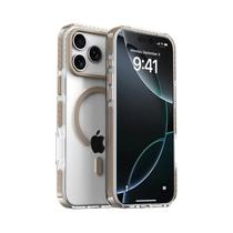 Capa Magnética De Carregamento Sem Fio Magsafe Para iPhone 17 pro Max, Transparente De Luxo Com