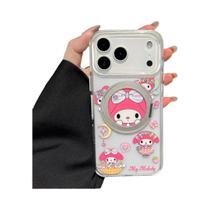 Capa Magnética De Celular Kuromi My Melody Hello Kitty Desenho Animado Fofo Para iPhone 17 16 15 14