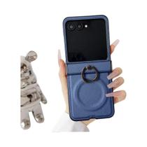 Capa Magnética De Couro Para Celular Com Carregamento Sem Fio E Proteção De Dobradiça Para Motorola Capa Magnética De Couro Para Celular Com Carregamento Sem Fio E Proteção De Dobradiça Para Motorola