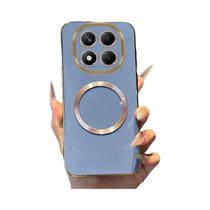 Capa Magnética De Luxo Para Redmi Note 15 pro Plus, 14 Pro, 14C, 13C, 13, 12C, A5, POCO X7, X7Pro,