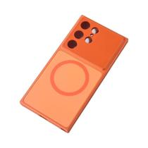 Capa Magnética De Luxo Para Samsung Galaxy S23 S24 S25 Ultra 5G, Capa De Vidro Duro À Prova De