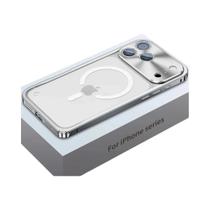 Capa Magnética De Metal Para iPhone 17 16 15 14 13 12 pro Max plus 17Air 17Pro Mac Safe Matte