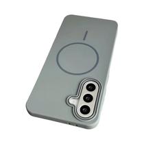 Capa Magnética De Silicone Fosco Para Samsung S25 S24 S23FE S22 Ultra plus A56 A36 A26 A16 A06 A55