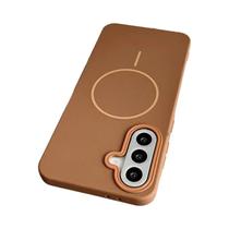 Capa Magnética De Silicone Fosco Para Samsung S25 S24 S23FE S22 Ultra plus A56 A36 A26 A16 A06 A55