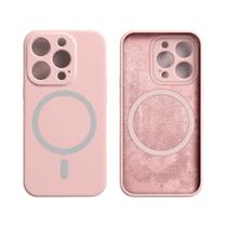 Capa Magnética De Silicone Líquido Para iPhone 14 13 12 Mini 11 pro Max 7 8 plus SE 2020 XR XS X Com