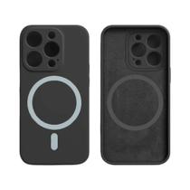 Capa Magnética De Silicone Líquido Para iPhone 14 13 12 Mini 11 pro Max 7 8 plus SE 2020 XR XS X Com