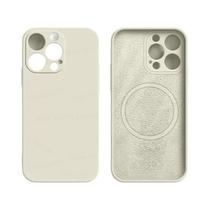 Capa Magnética De Silicone Líquido Para iPhone 15 11 14 13 12 pro Max Plus, Capa Macia Para