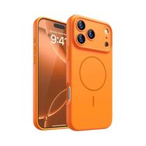 Capa Magnética De Silicone Macia Para iPhone 17 pro Max 16 15 14 13 12 pro Air MagSafe