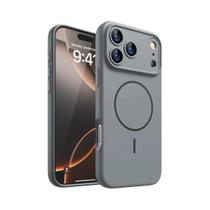 Capa Magnética De Silicone Macia Para iPhone 17 pro Max 16 15 14 13 12 pro Air MagSafe