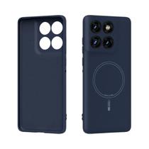 Capa Magnética De Silicone Macio Para Motorola Moto Edge 60S 60 pro Com Toque Líquido