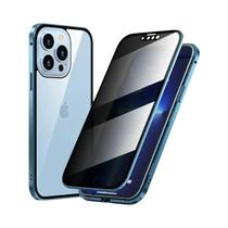 Capa Magnética De Vidro Temperado Para iPhone 15 14 13 12 XR 11 pro MAX X 7 8 6 plus Capa