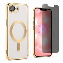 Capa Magnética Dourado Para Iphone 17e+ Película Privacidade - BJ Cambalhota
