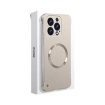 Capa Magnética Fina E Leve De Metal Fosco Para iPhone 16 15 pro Max 16Pro plus Com MagSafe