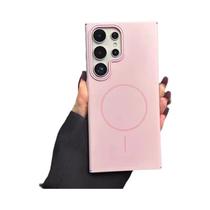 Capa Magnética Fosca Para Carregamento Sem Fio Samsung Galaxy S25 plus S24 S23 S22 S21 Note 20