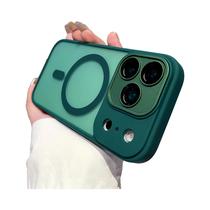 Capa Magnética Fosca Translúcida Para iPhone 17 16 16E 15 14 13 12 11 pro Max Com Proteção De Câmera