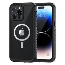 Capa magnética impermeável Lanhiem para iPhone 14 Pro Max preta