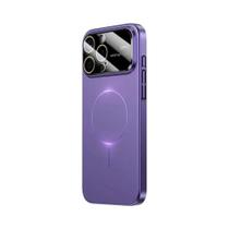 Capa Magnética Laranja Para iPhone Magsafe 17 16 15 14 13 12 pro Max plus 17Air 17Pro Com Proteção